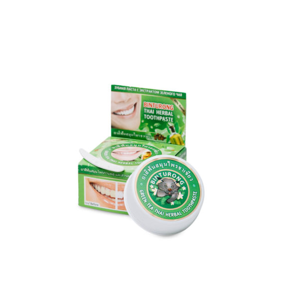 Зубная паста Binturong Green tea Thai Herbal Toothpaste