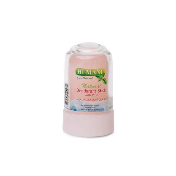 With Rose DEODORANT STICK Hemani (Кристальный Алунитовый дезодорант с Розой Хемани), 70 г