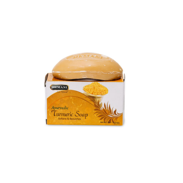 Ayurvedic TURMERIC SOAP, Hemani (Аюрведическое мыло С КУРКУМОЙ, Хемани), 75 г.