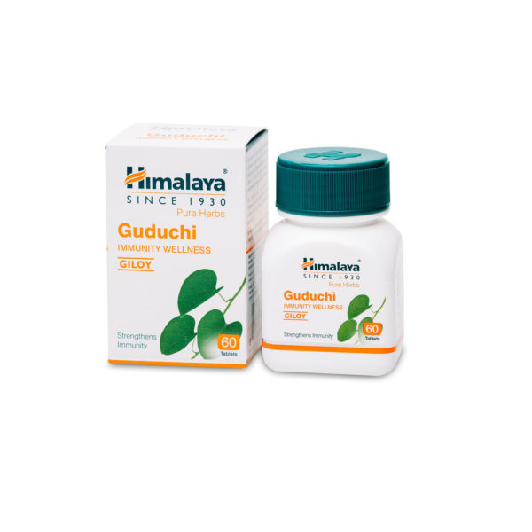 GUDUCHI (GILOY) Immunity Wellness, Himalaya (ГУДУЧИ (ГИЛОЙ), для повышения иммунитета, Хималая), 60 таб.
