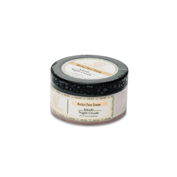 Крем для лица Ночной питательный (Khadi Natural, Кхади Натурал), 50 г.