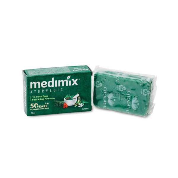 MEDIMIX Ayurvedic soap with Natural Oils (Аюрведическое мыло Медимикс 18 трав), 125 г.