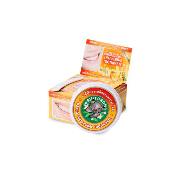 Binturong MANGO Thai Herbal Toothpaste, Nina Buda (Зубная паста с экстрактом МАНГО, Нина Буда)