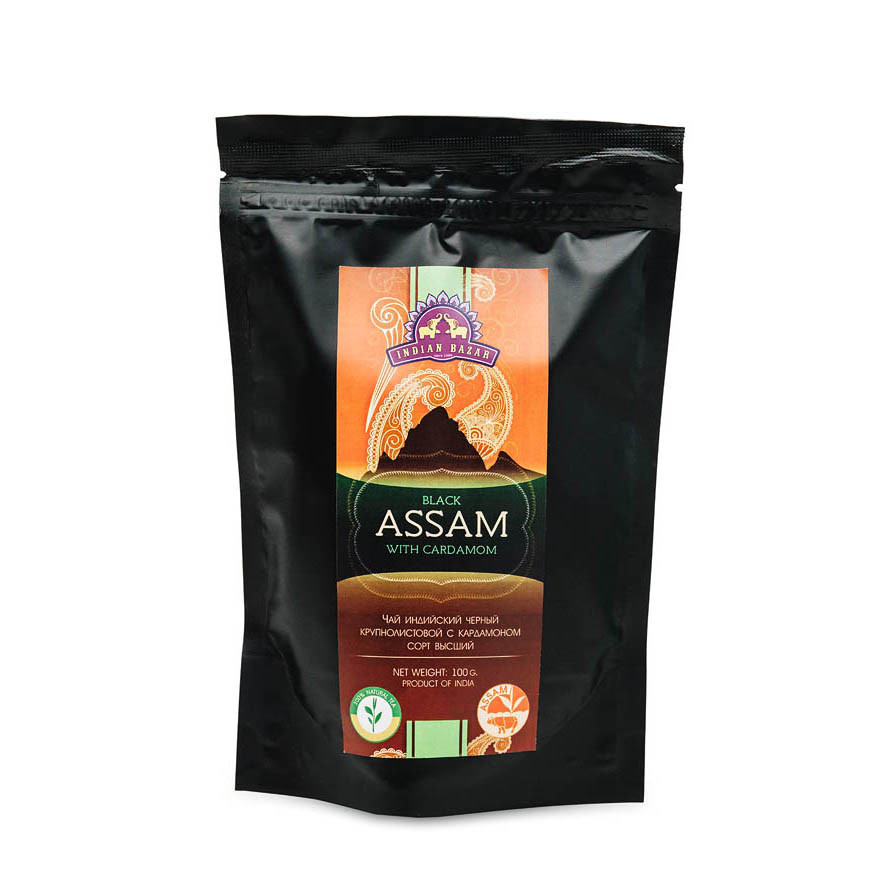 Indian Bazar Black Assam With Cardamom Indian Bazar Black Assam With Cardamom