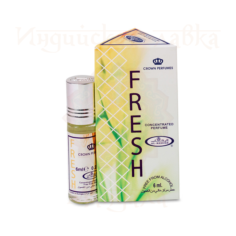 Купить Al-Rehab Concentrated Perfume FRESH FRESH (Масляные арабские духи ФРЕШ (унисекс), Аль-Рехаб), 6 мл.