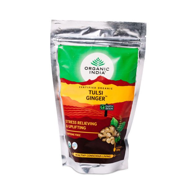 Чай Тулси с Имбирем Органик Индия (Tulsi Ginger Organic India) 100г